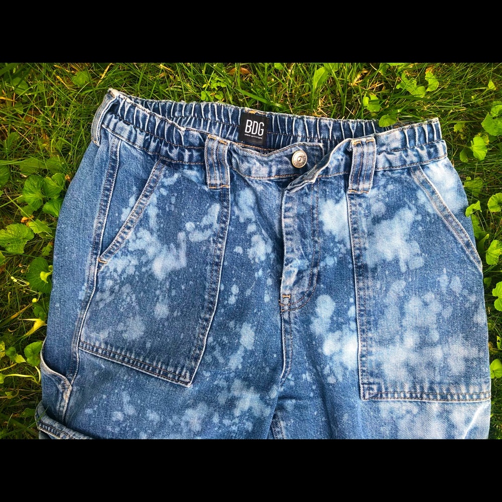 Baggy bleach dyed skate jeans - Picture 3 of 8